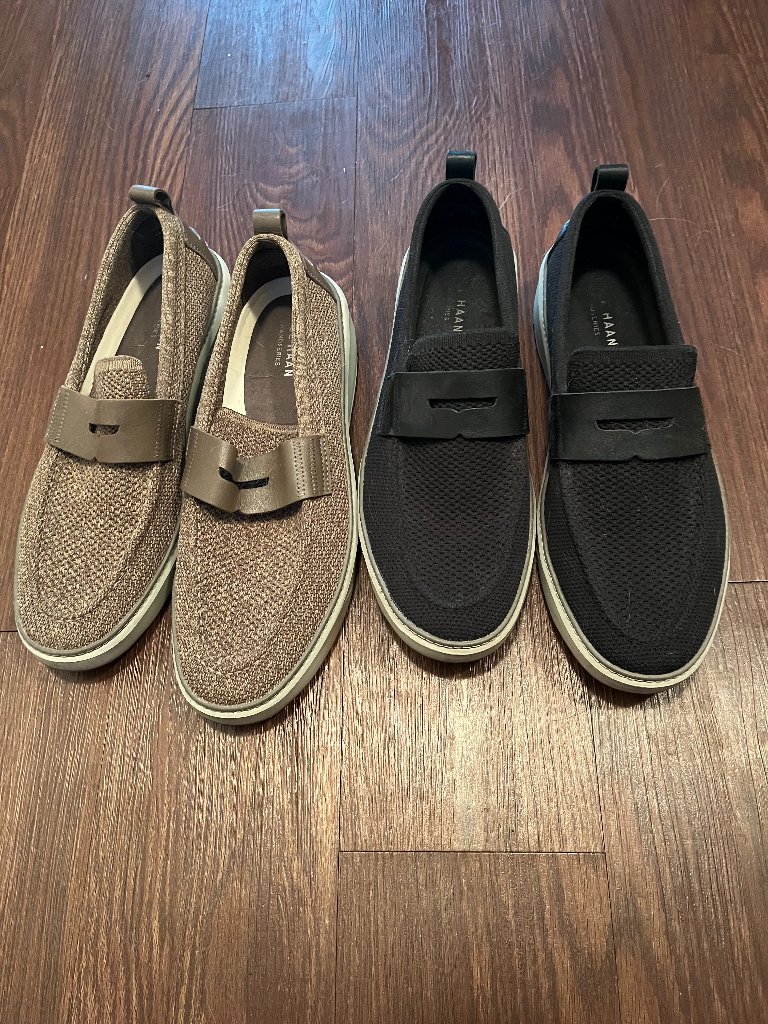 Cole Han Knit Penny Loafers